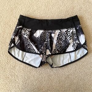 Lululemon Speed Up Static Mist Shorts